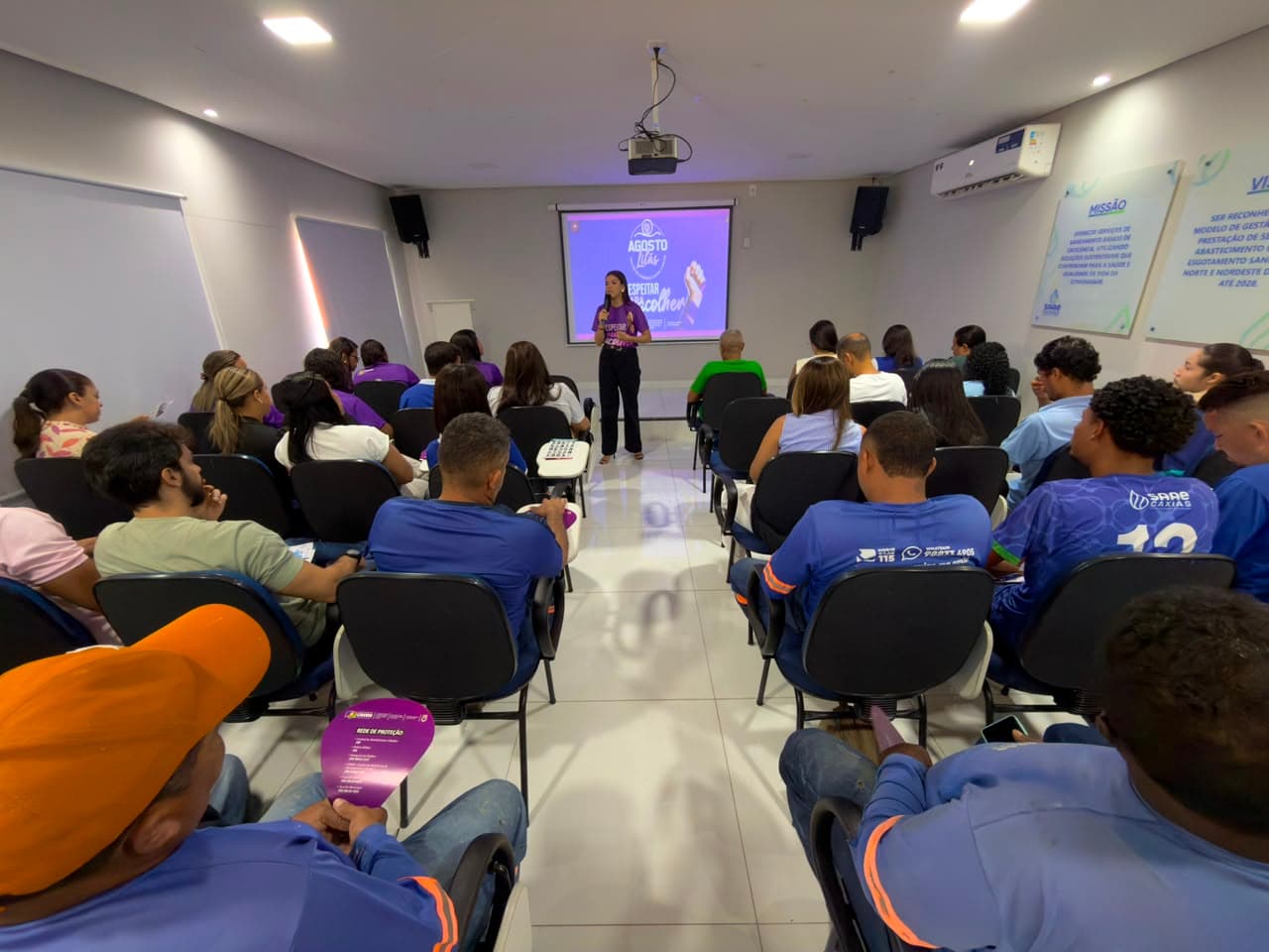 SAAE Caxias promove ação de combate à violência contra a mulher